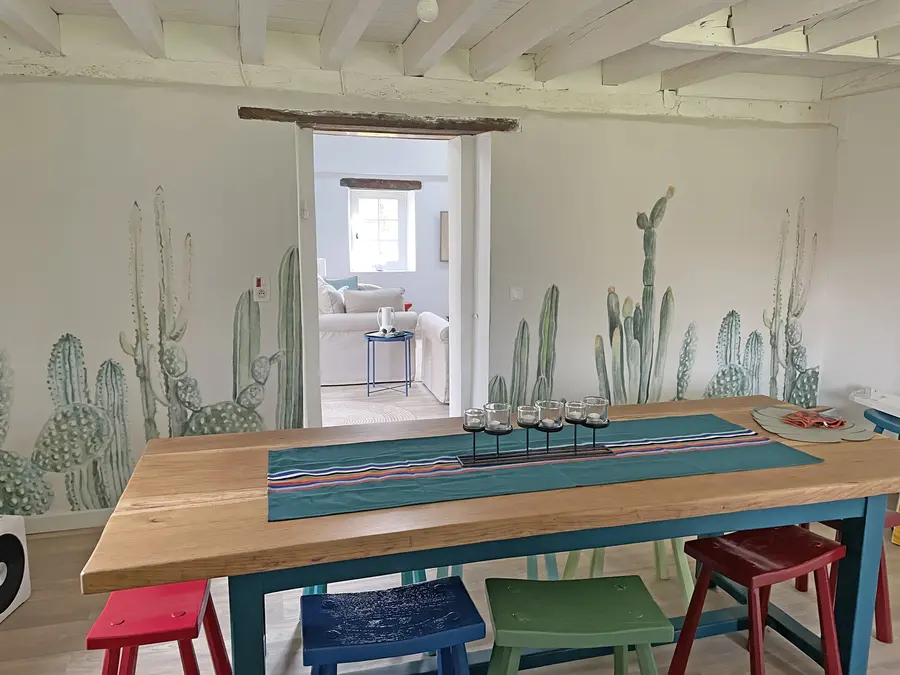 Fototapet Akvarell kaktusar u07240