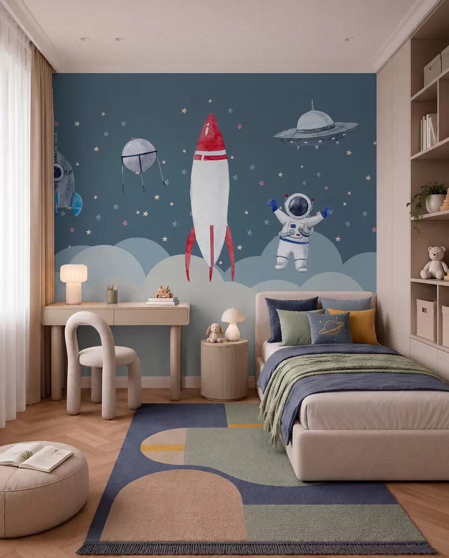 Fototapet Lilla astronautlaget u09813