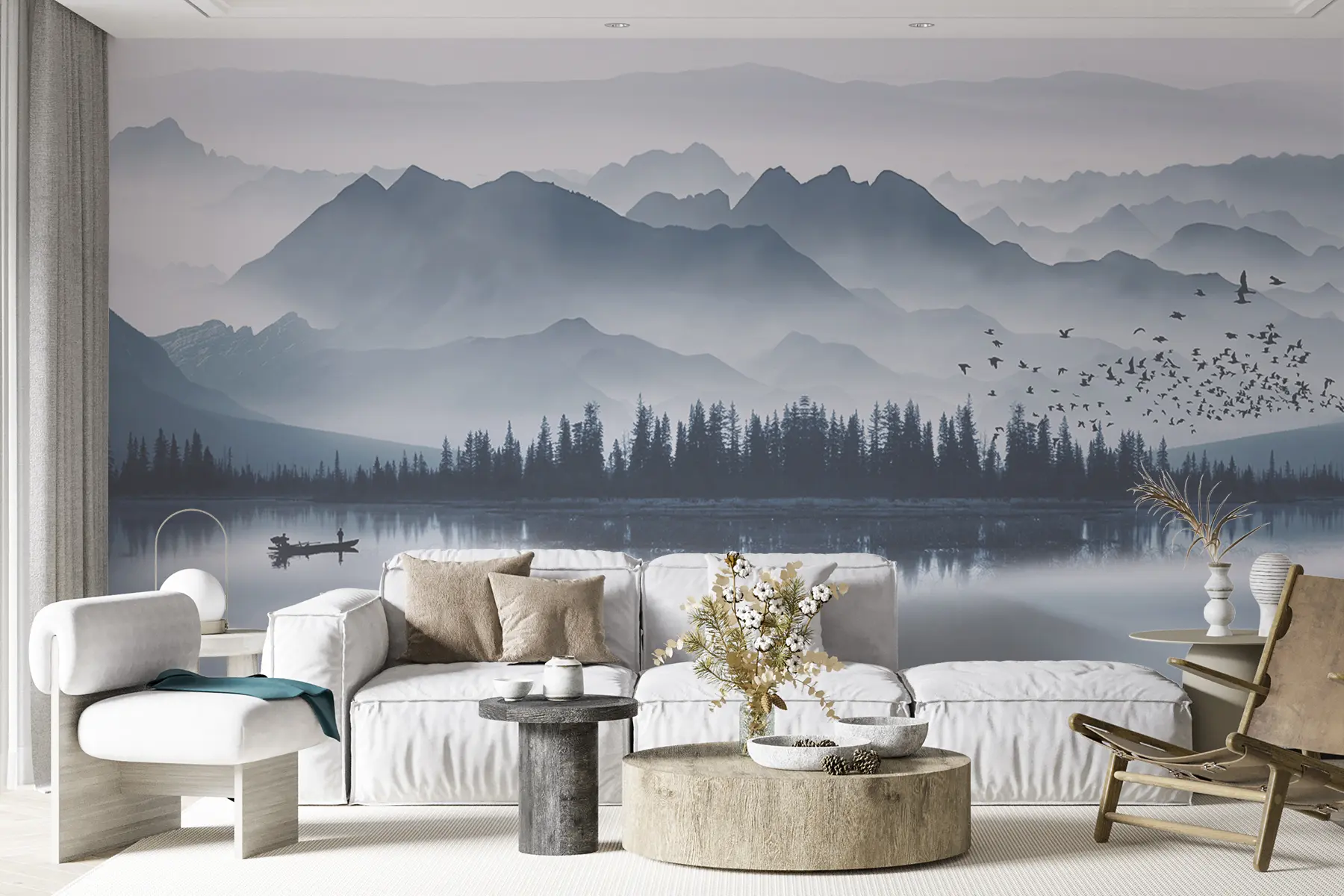 Fototapet Bergssjö u10030