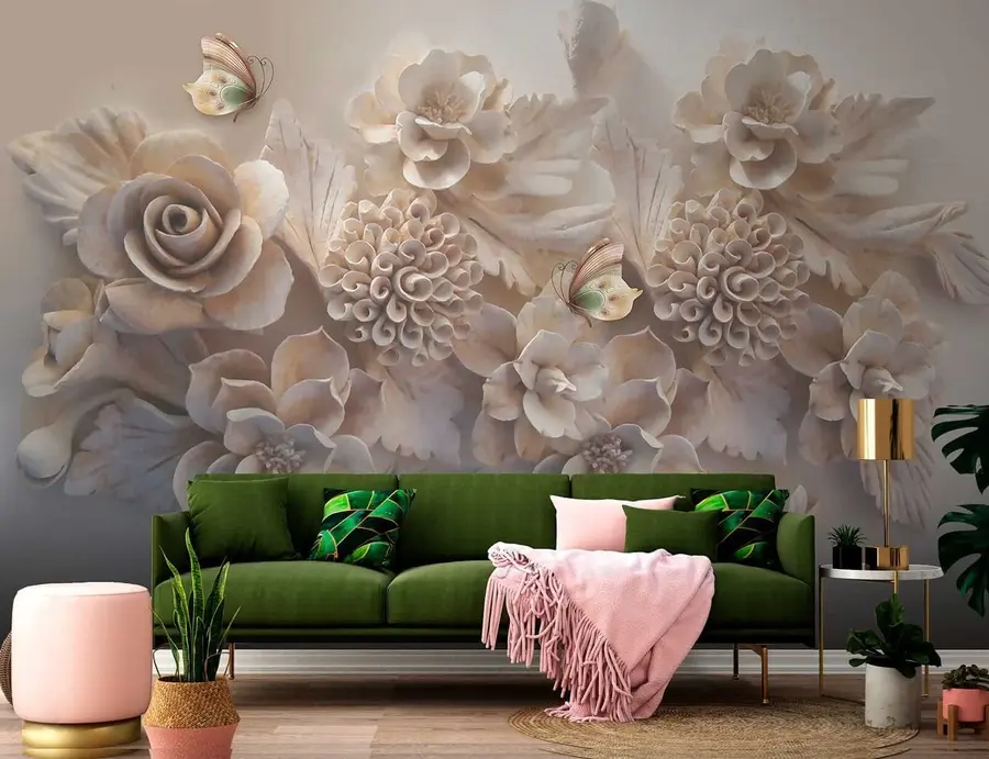 Fototapet Blommor 3d u16644