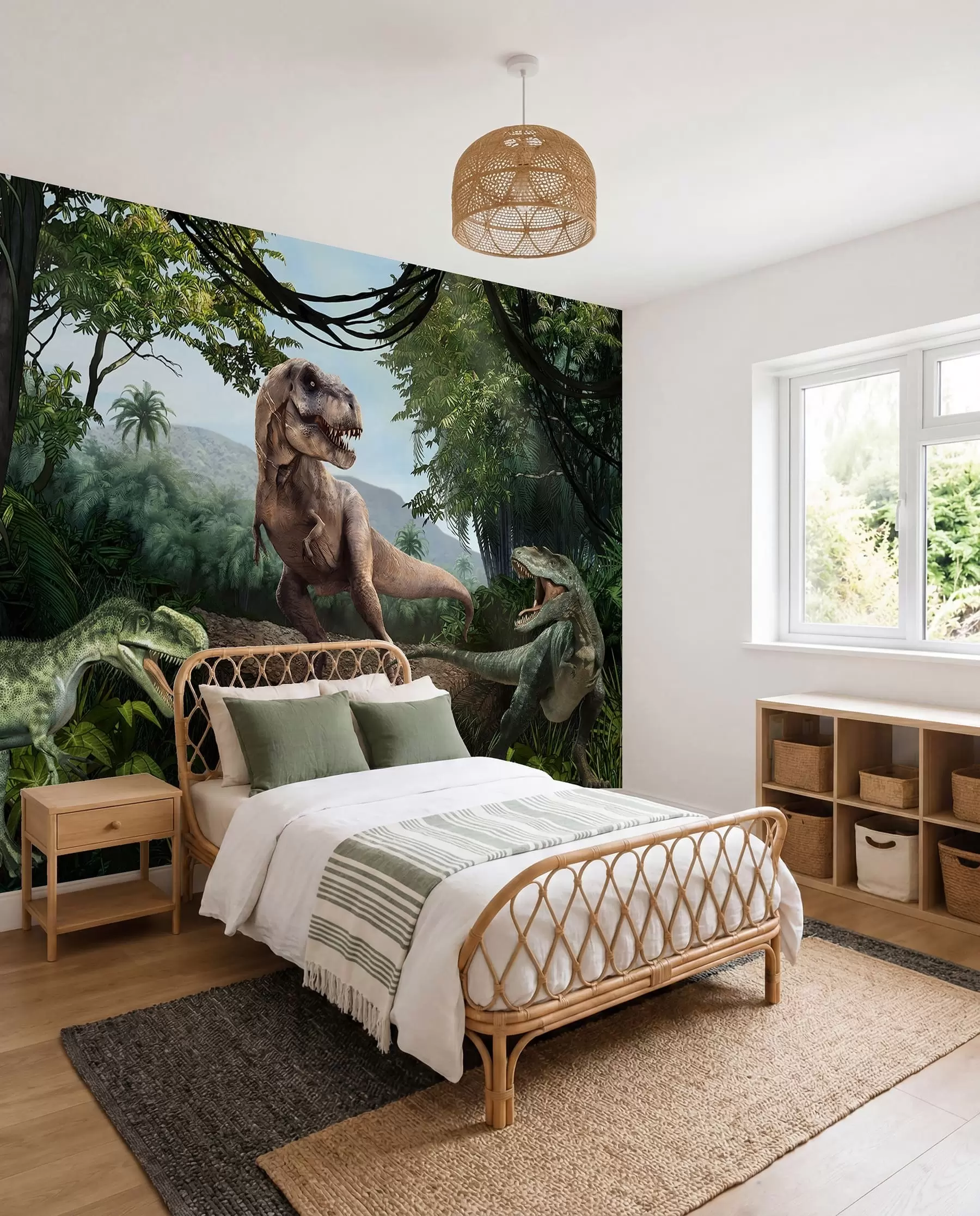 Fototapet Dinosaurier i djungeln u36756