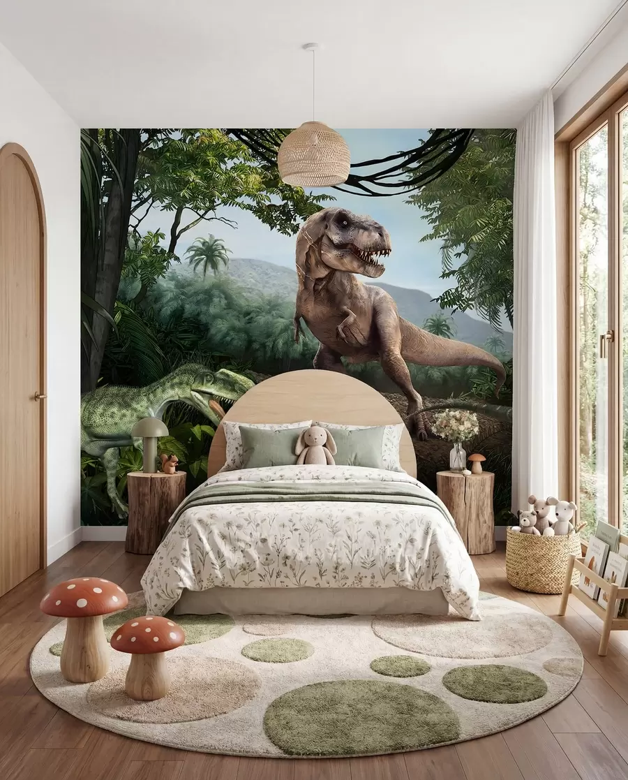 Fototapet Dinosaurier i djungeln u36756