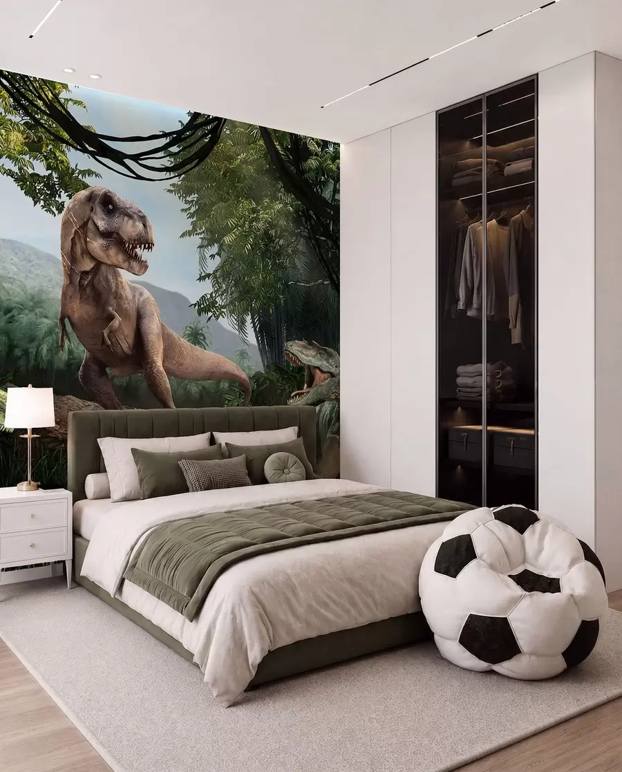 Fototapet Dinosaurier i djungeln u36756
