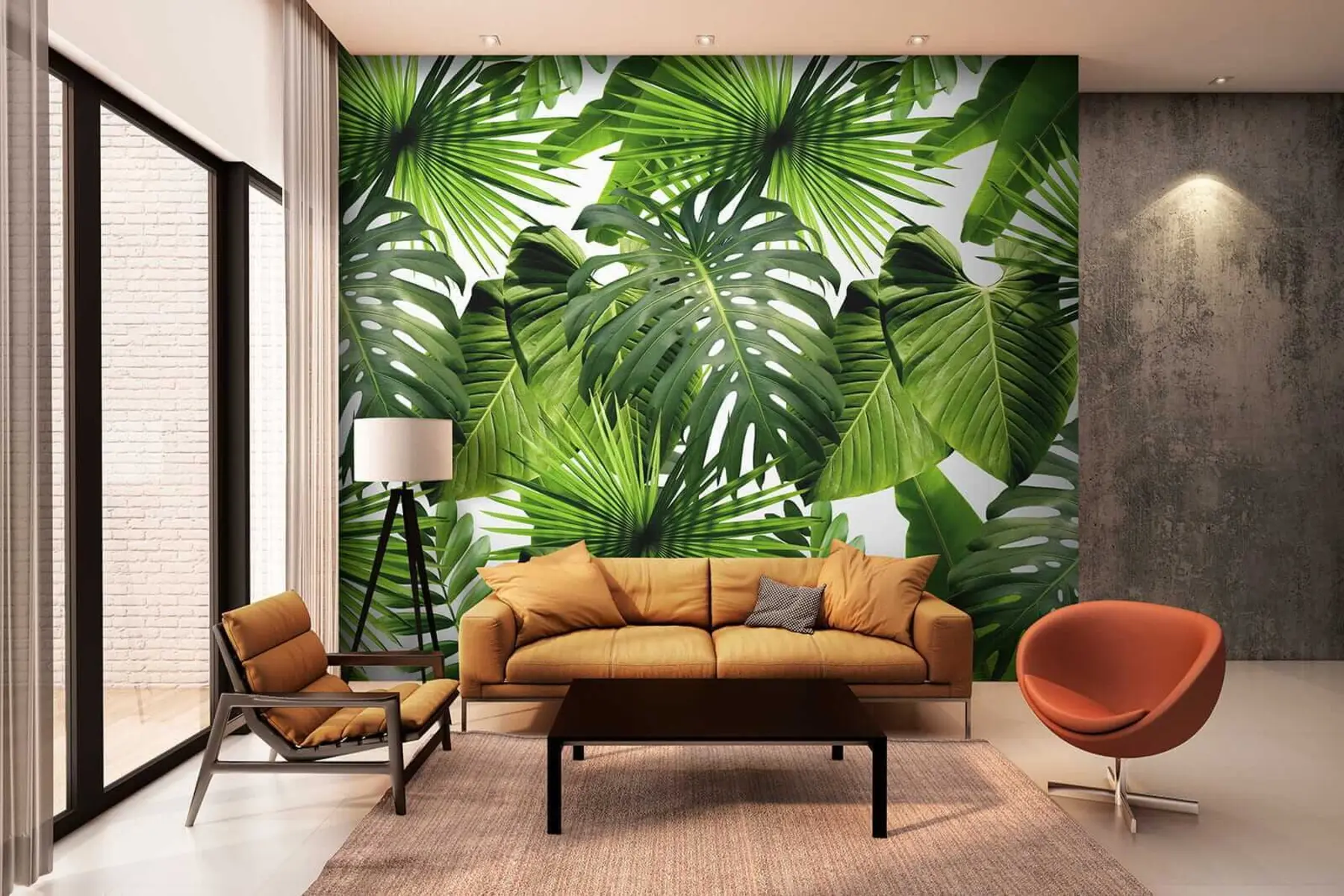 Fototapet Tropiska greener u37767