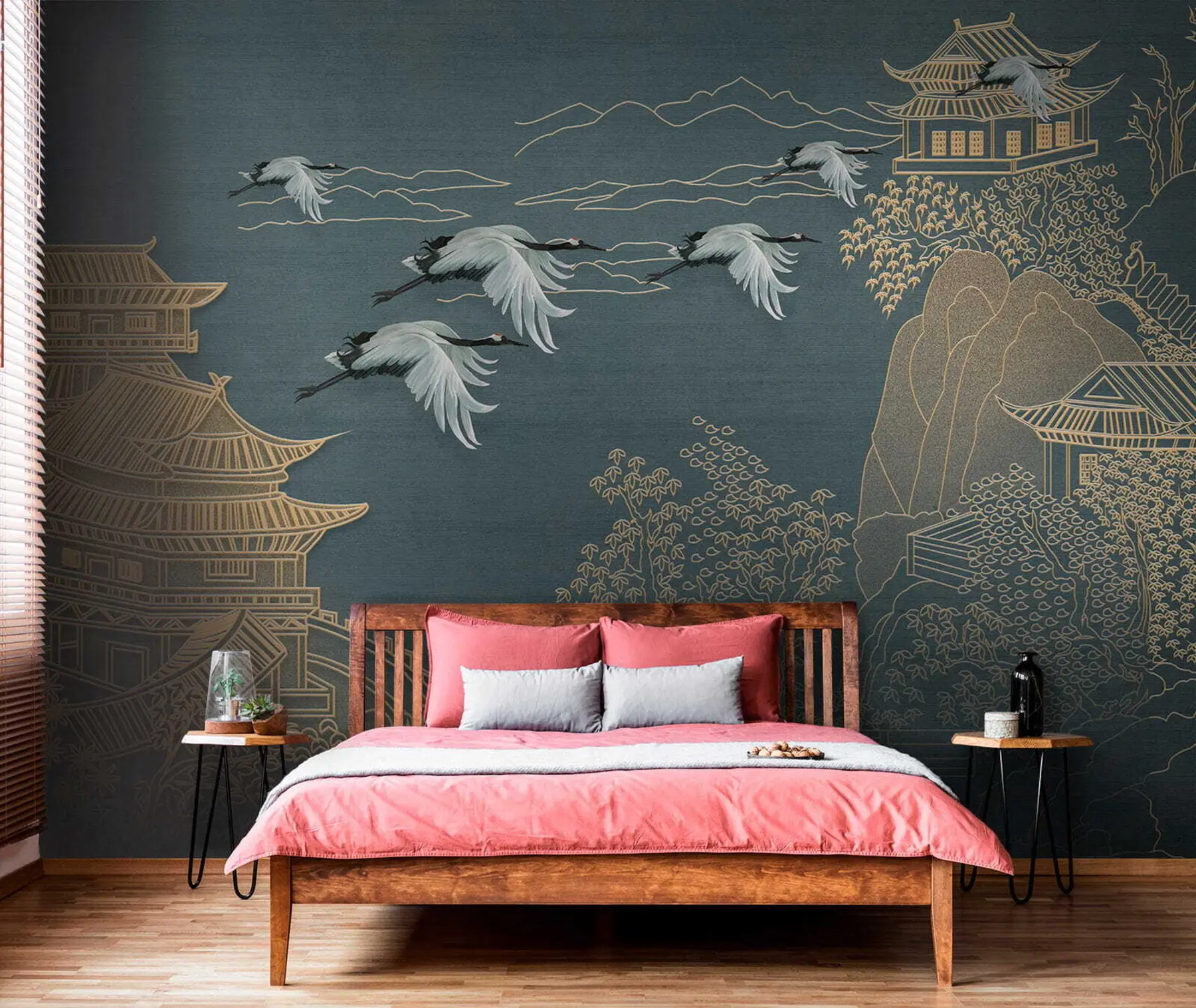 Fototapet Ritning i japansk stil u38720