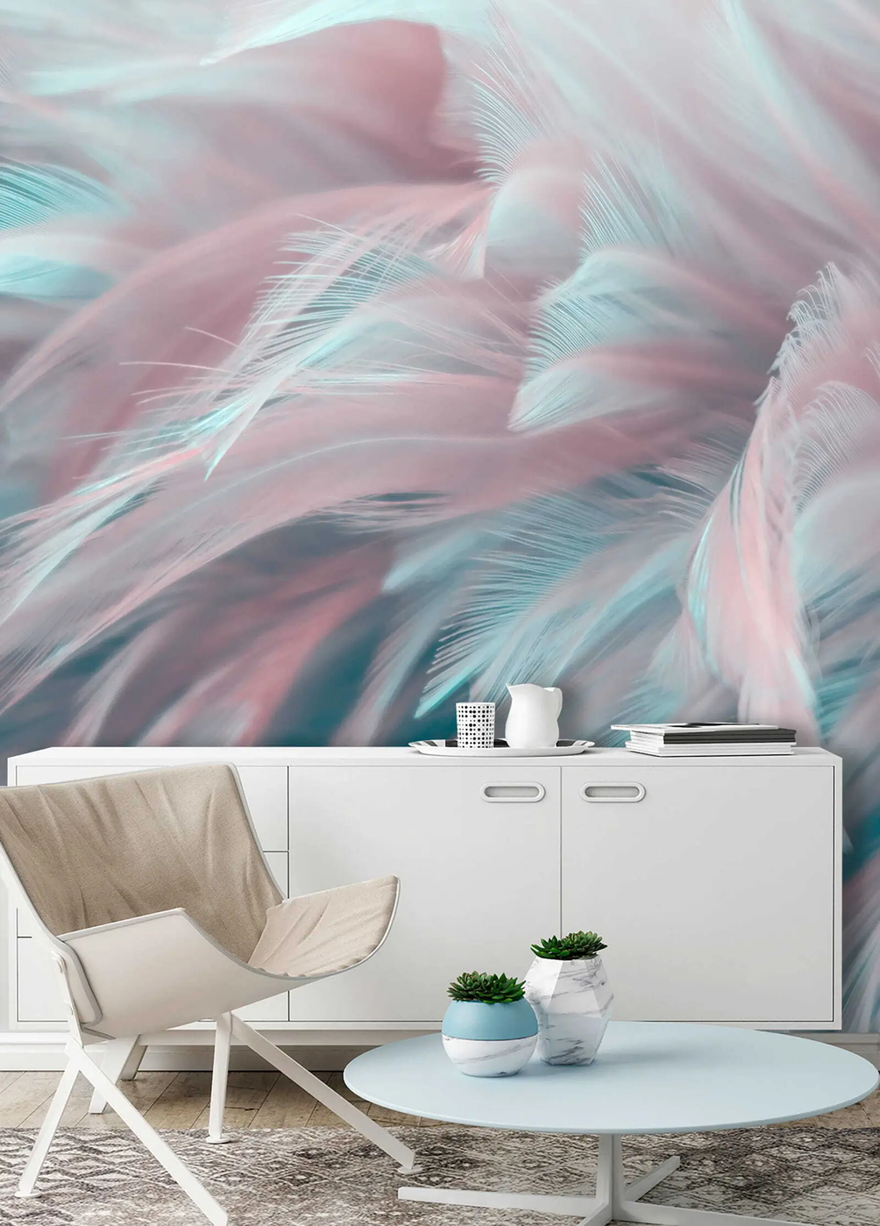 Fototapet Ömma fjädrar u45689