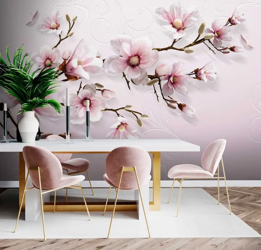 Fototapet Blommande träd u47486