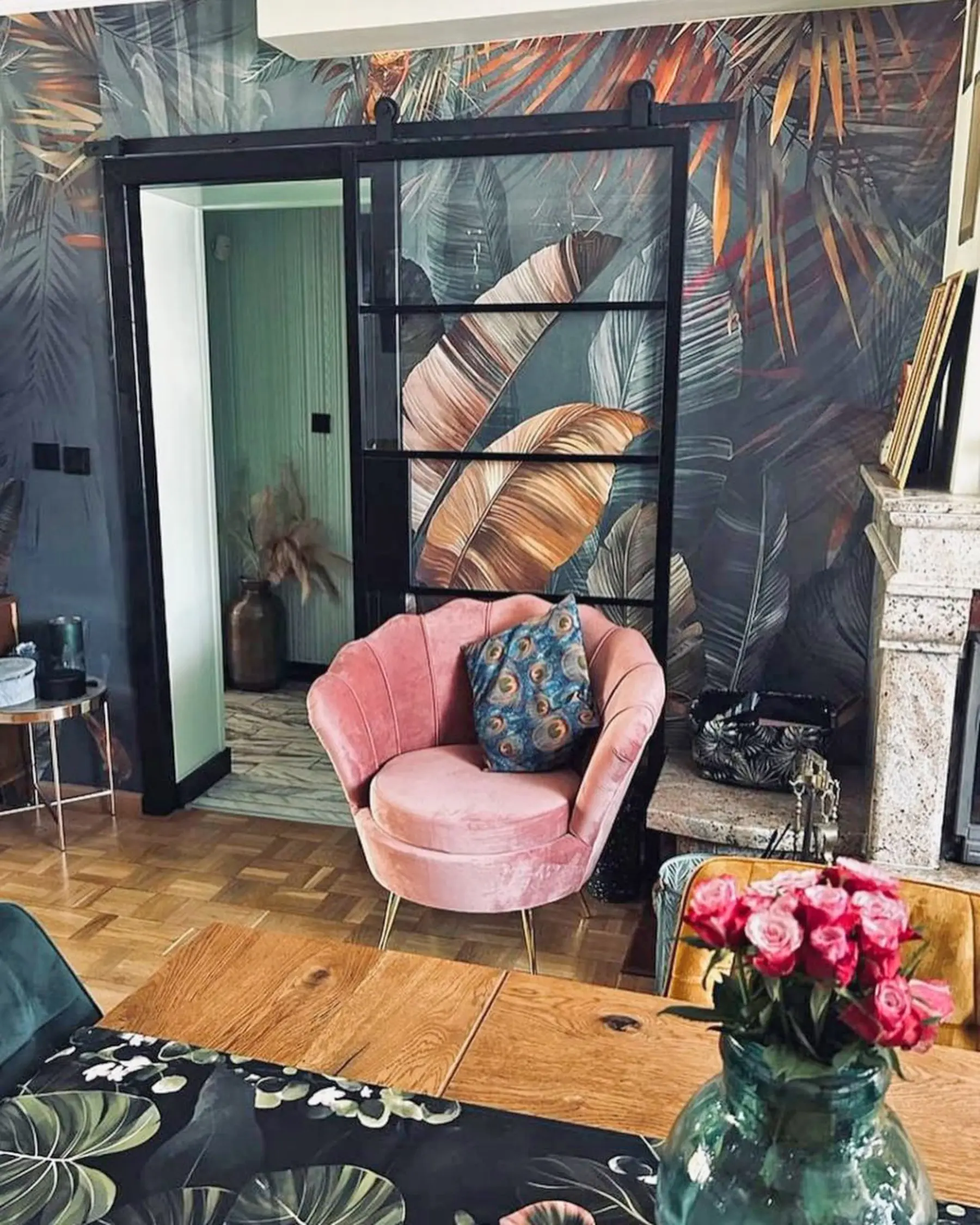 Fototapet Ljus tropisk djungel u50468