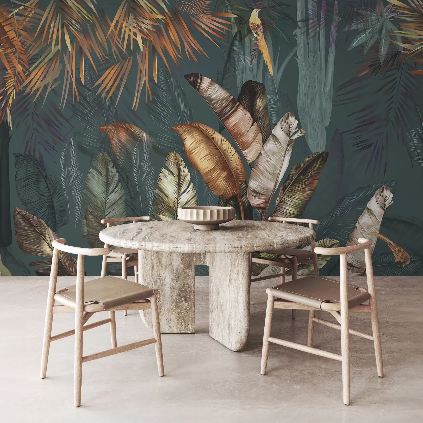 Fototapet Ljus tropisk djungel u50468