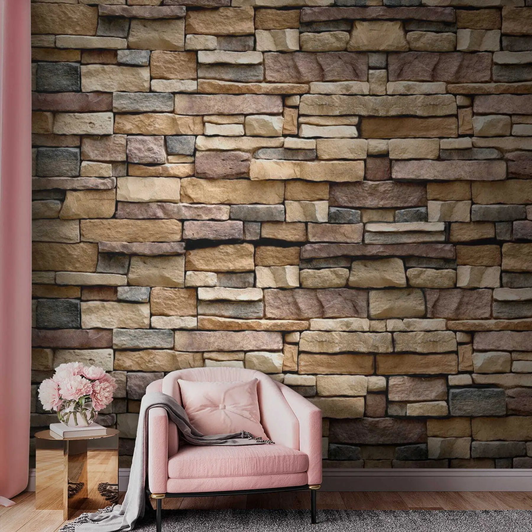 Fototapet Stenmur u52545