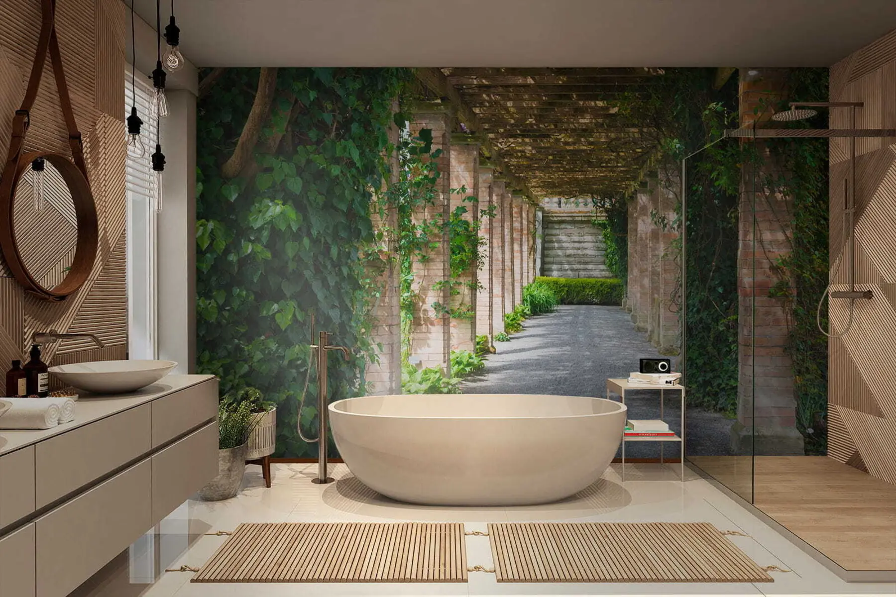 Fototapet Italiensk innergård u53299