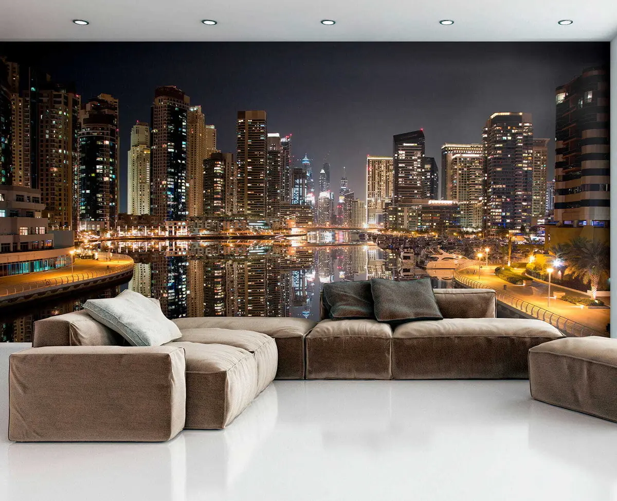 Fototapet Atmosfären i staden u53311