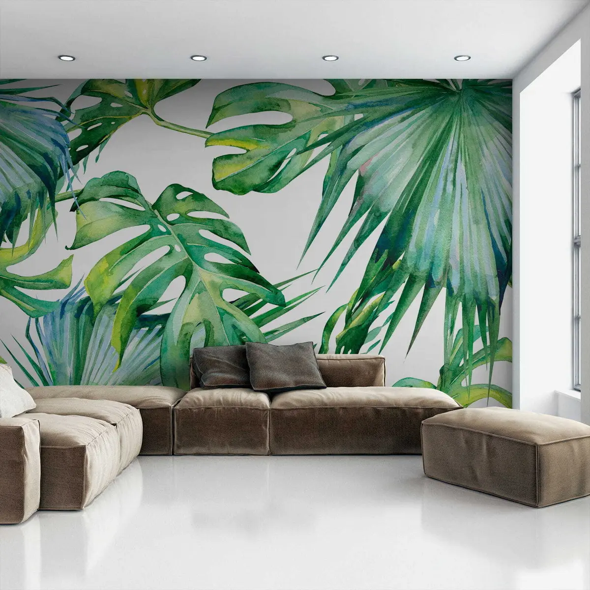 Fototapet Saftiga palmblad u53522