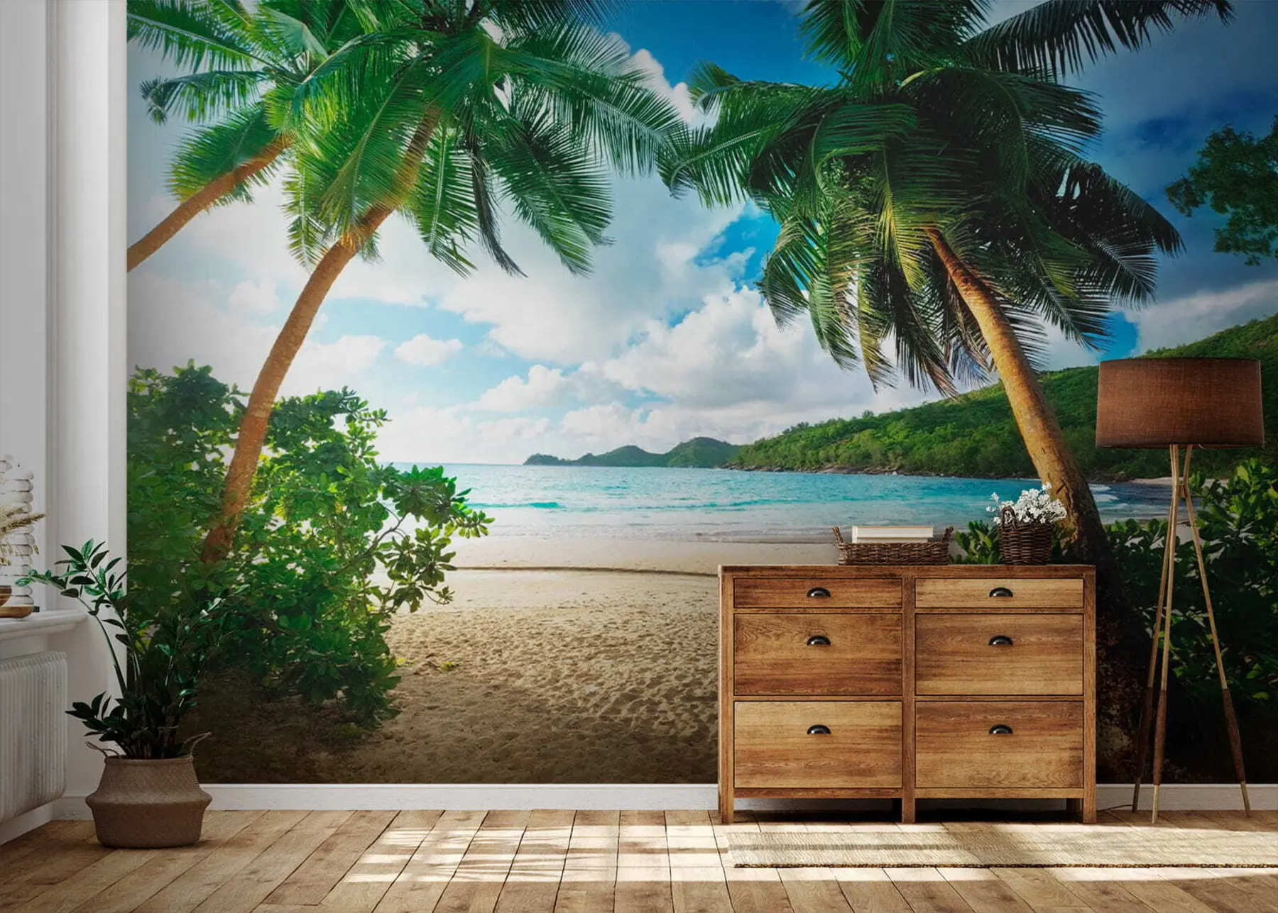 Fototapet Vila under palmerna u53753