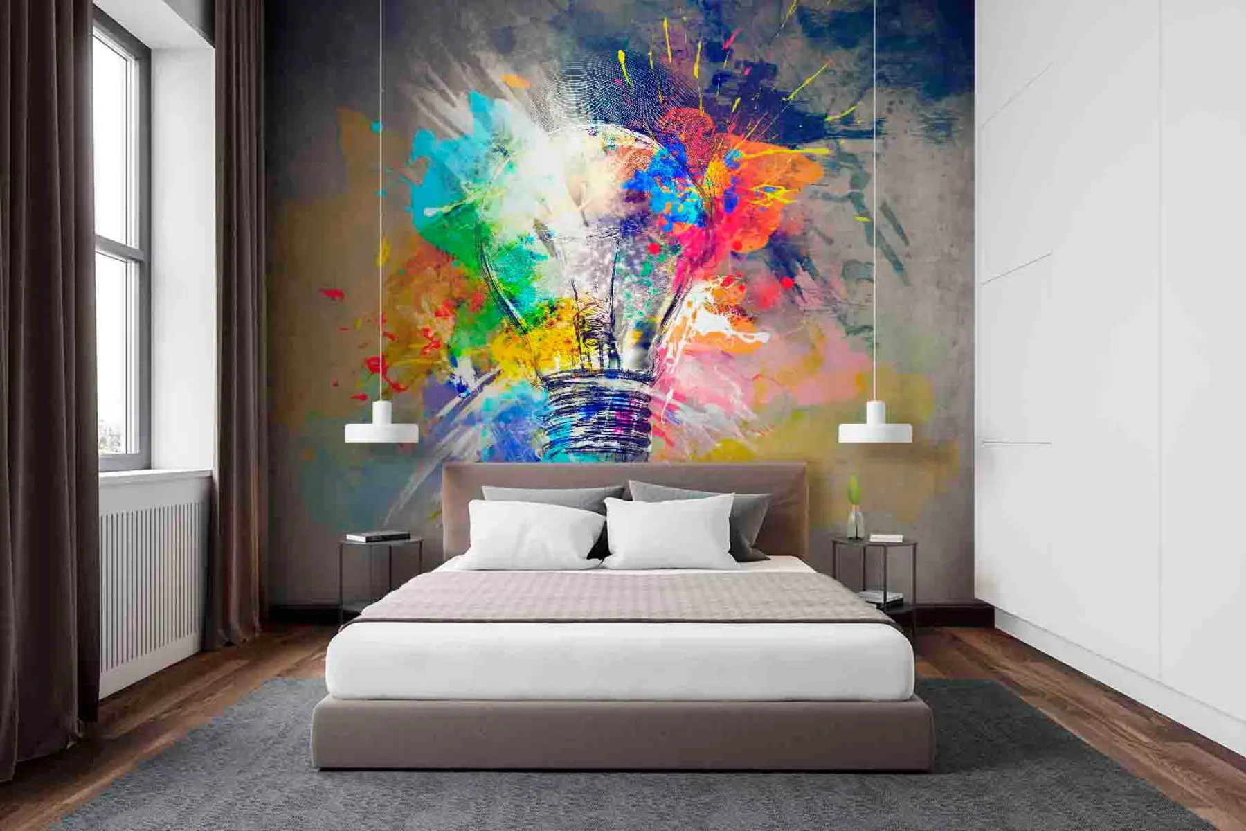 Fototapet Födelse av en idé, abstraktion u53882