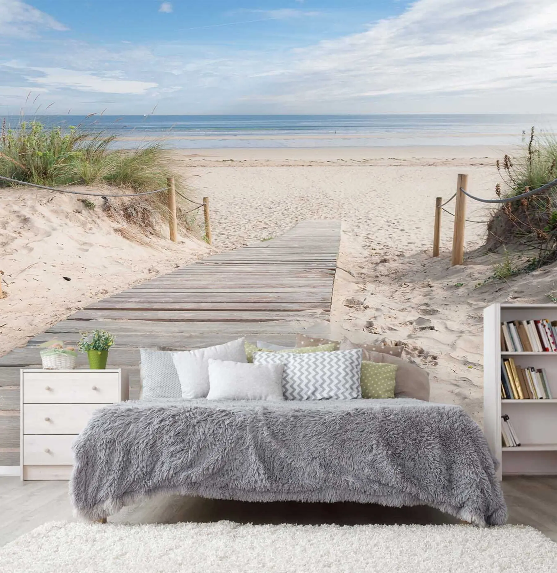 Fototapet Vägen till sandstranden u54357