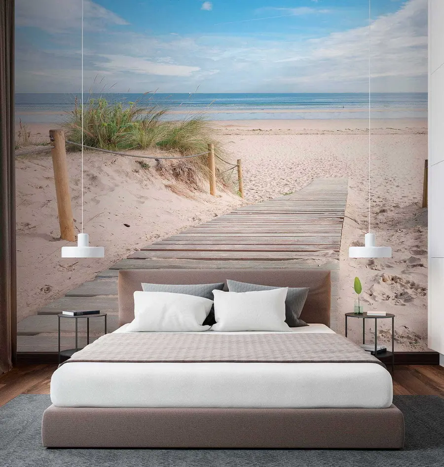 Fototapet Vägen till sandstranden u54357