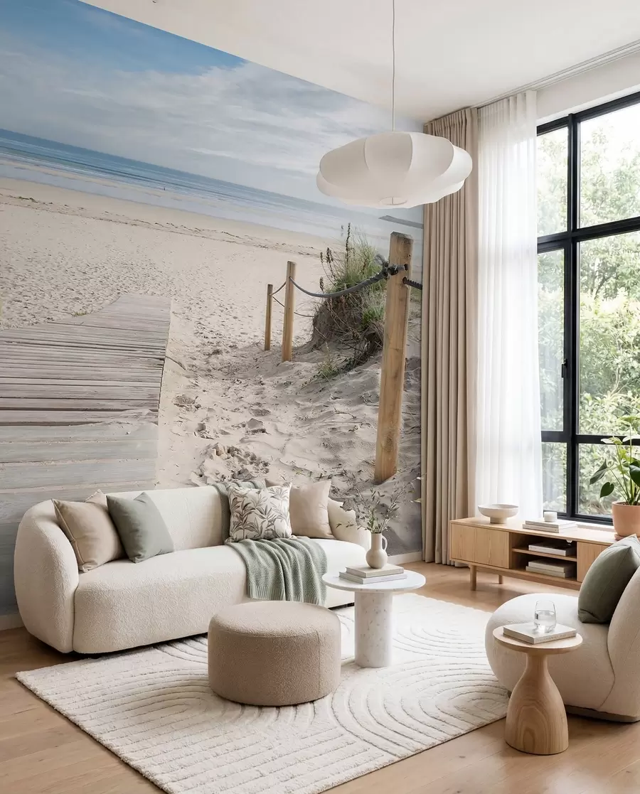 Fototapet Vägen till sandstranden u54357