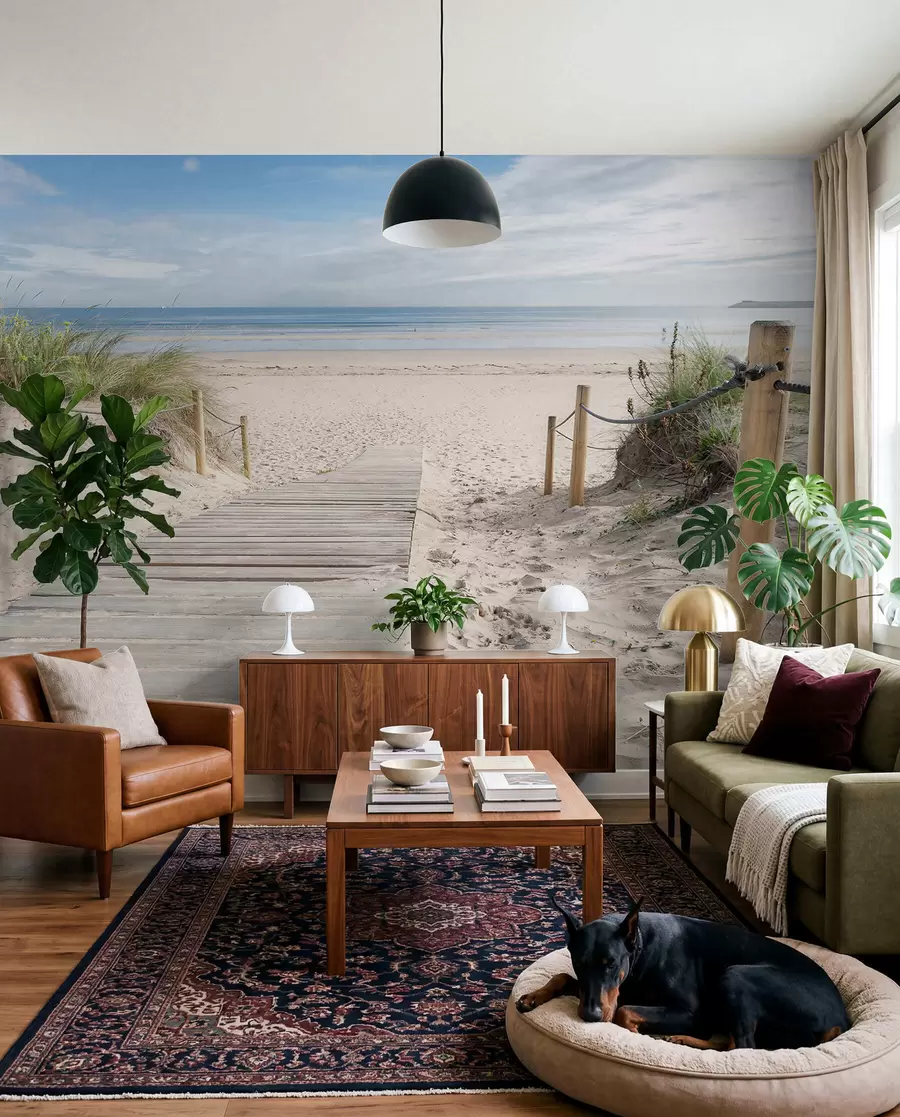 Fototapet Vägen till sandstranden u54357
