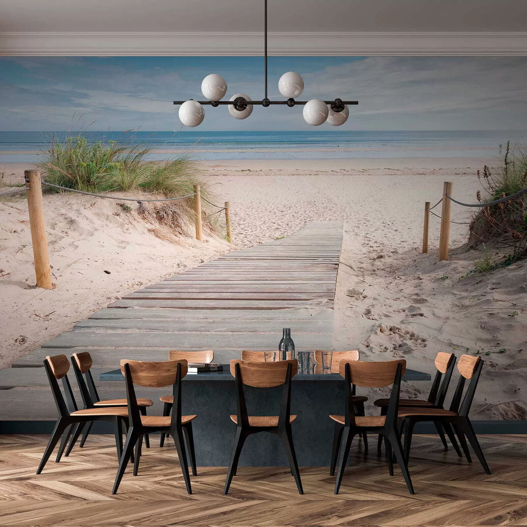 Fototapet Vägen till sandstranden u54357