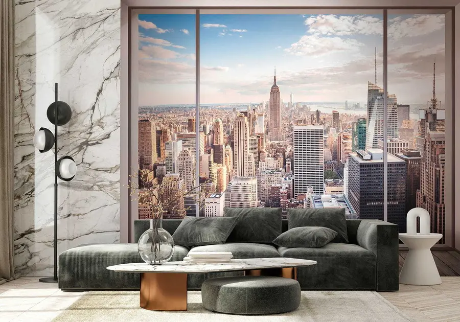 Fototapet Utsikt över New York u59880