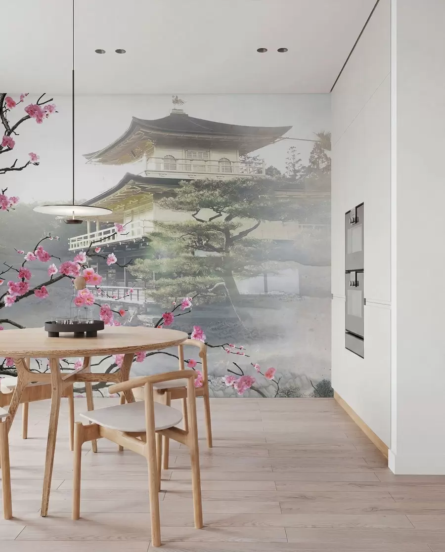 Fototapet Japanskt landskap u60294