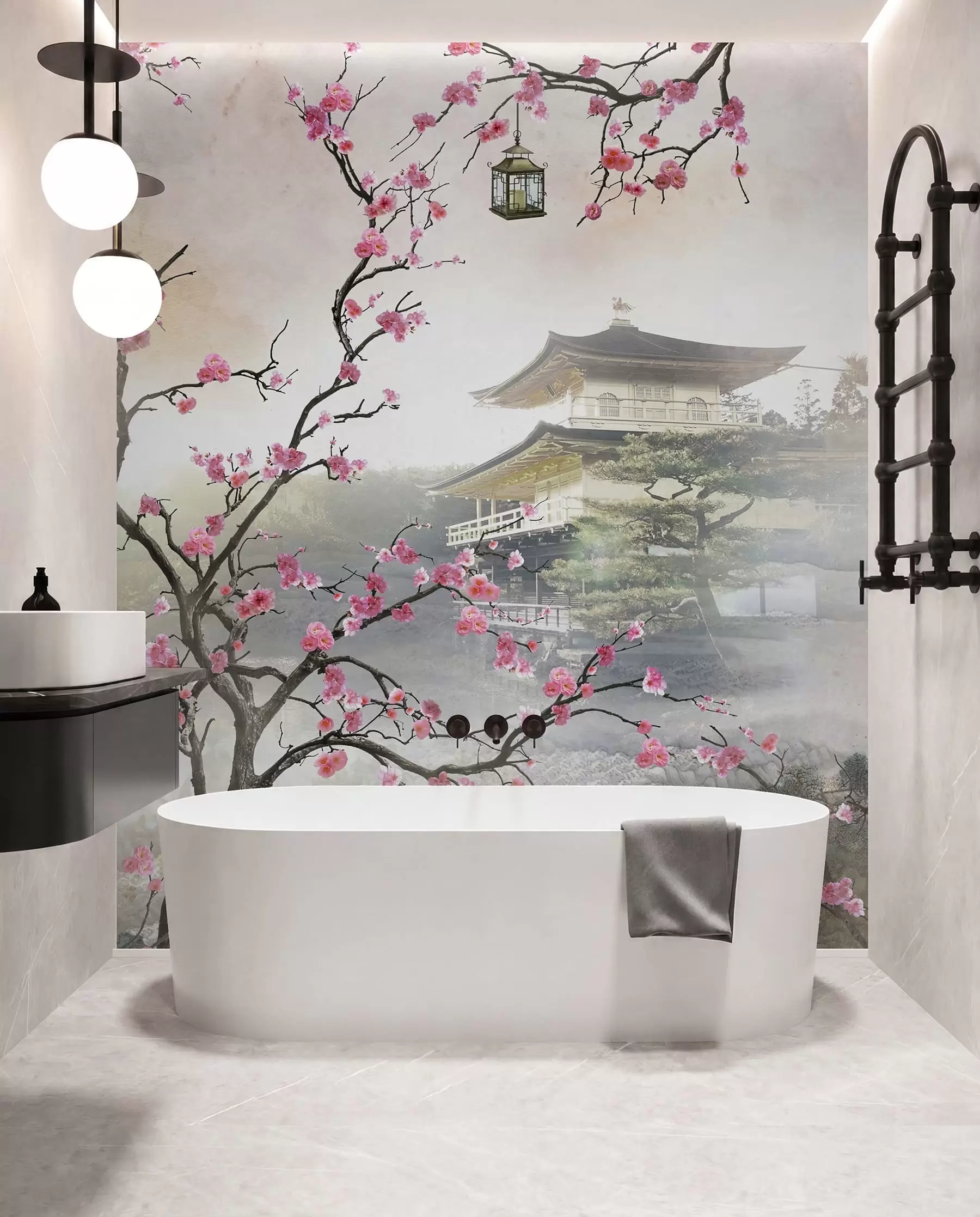 Fototapet Japanskt landskap u60294