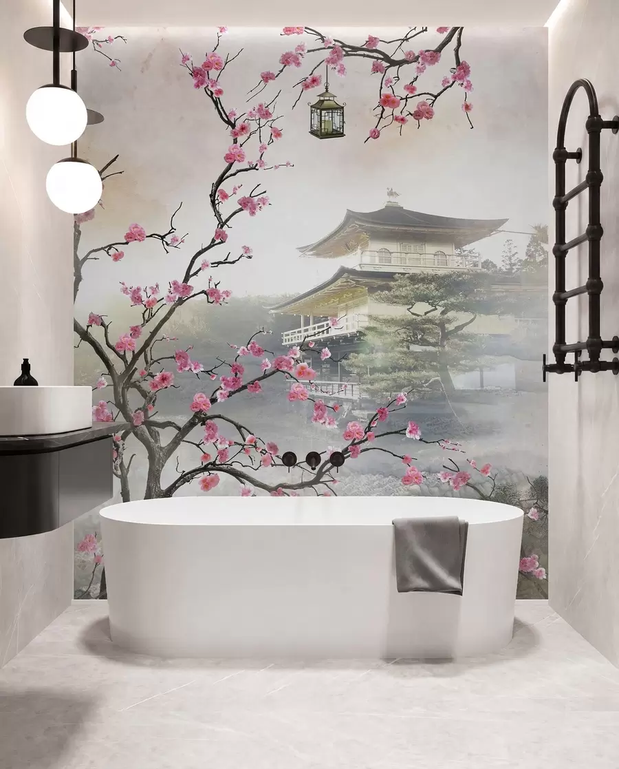 Fototapet Japanskt landskap u60294