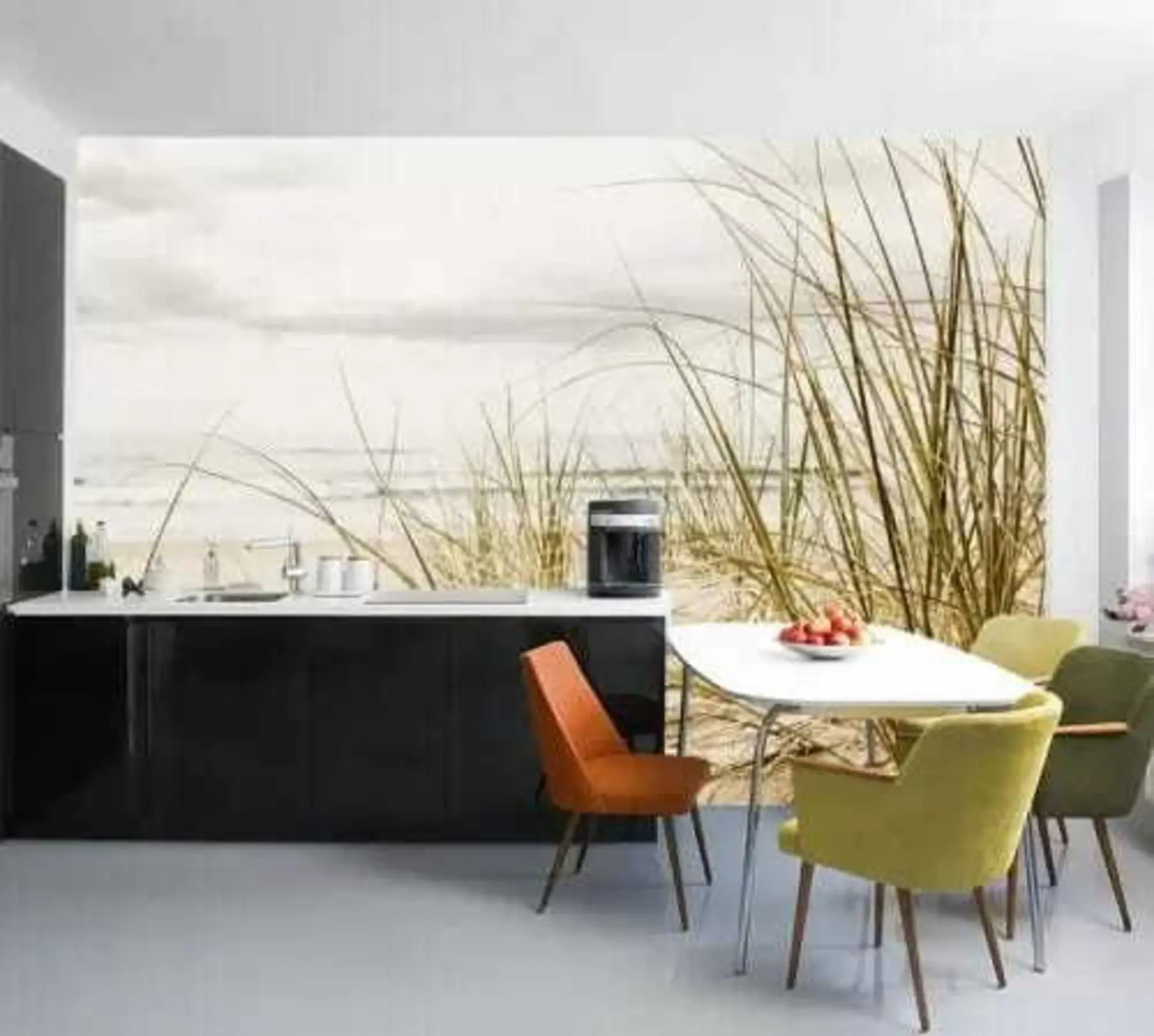 Fototapet Stranden före stormen u62560