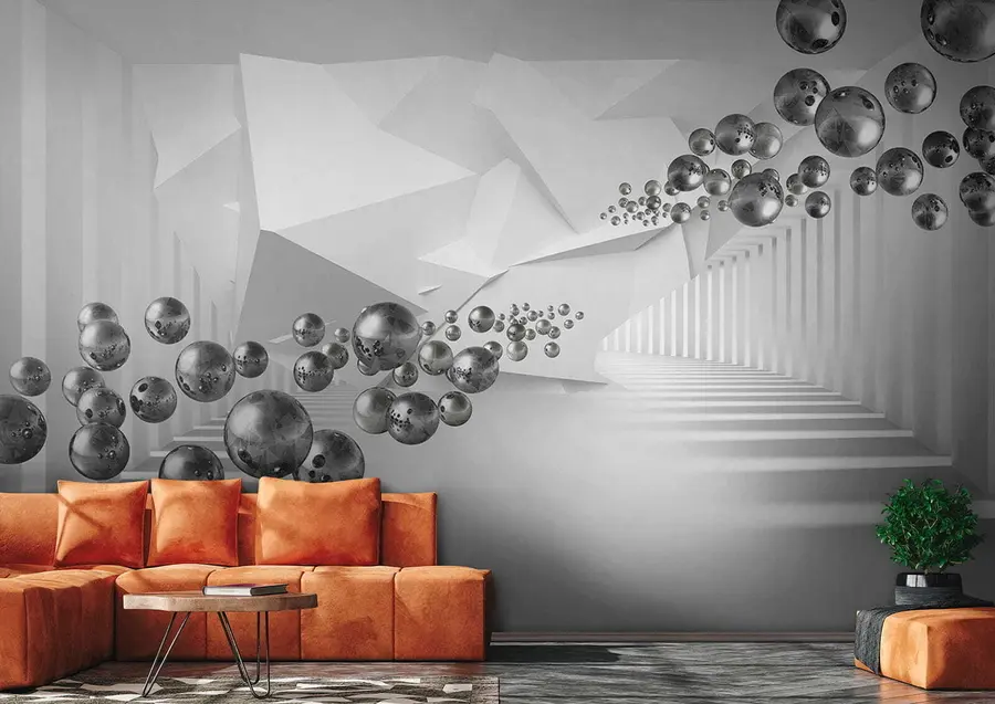 Fototapet i grått u63734