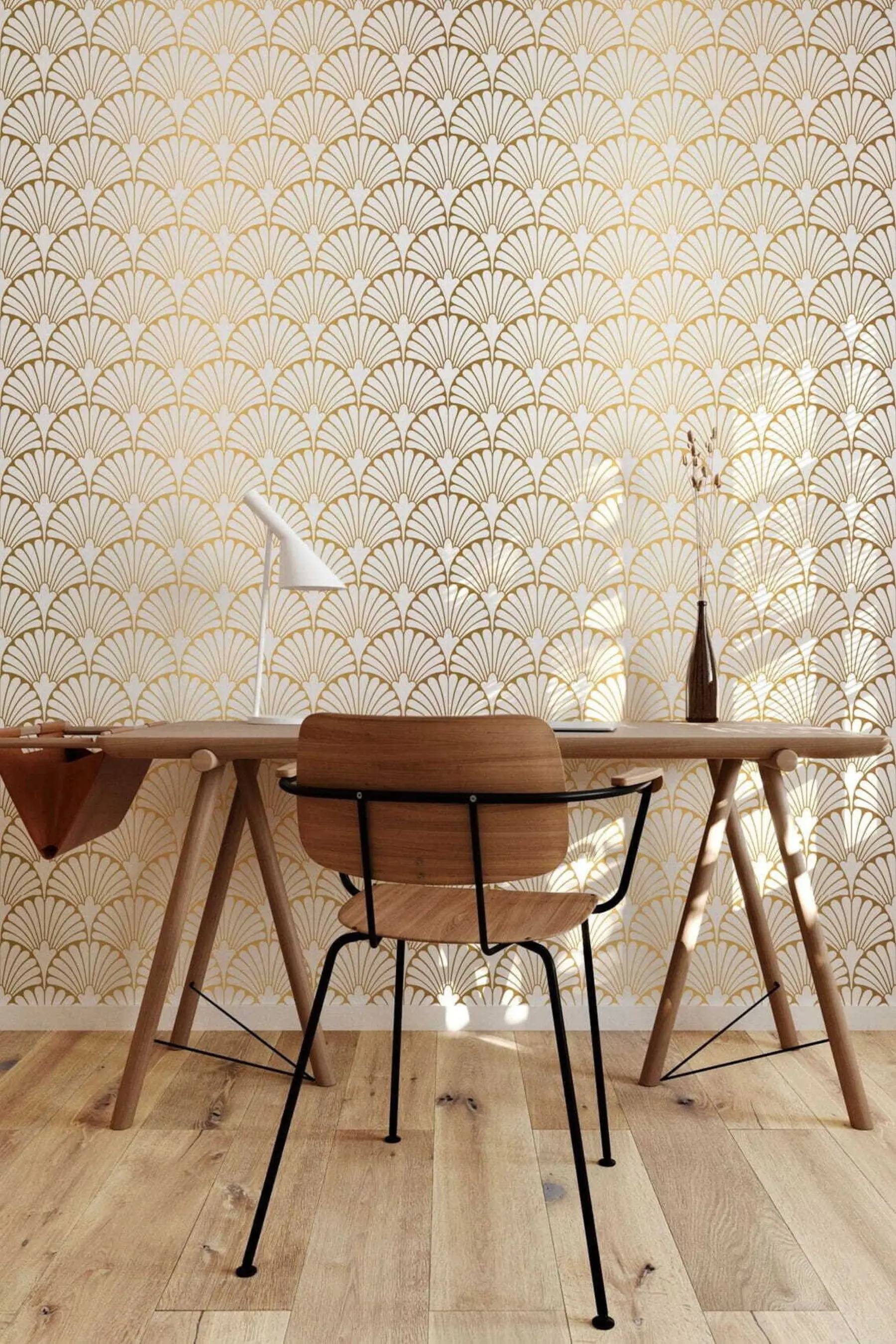 Fototapet Mönster - fläkt u53235