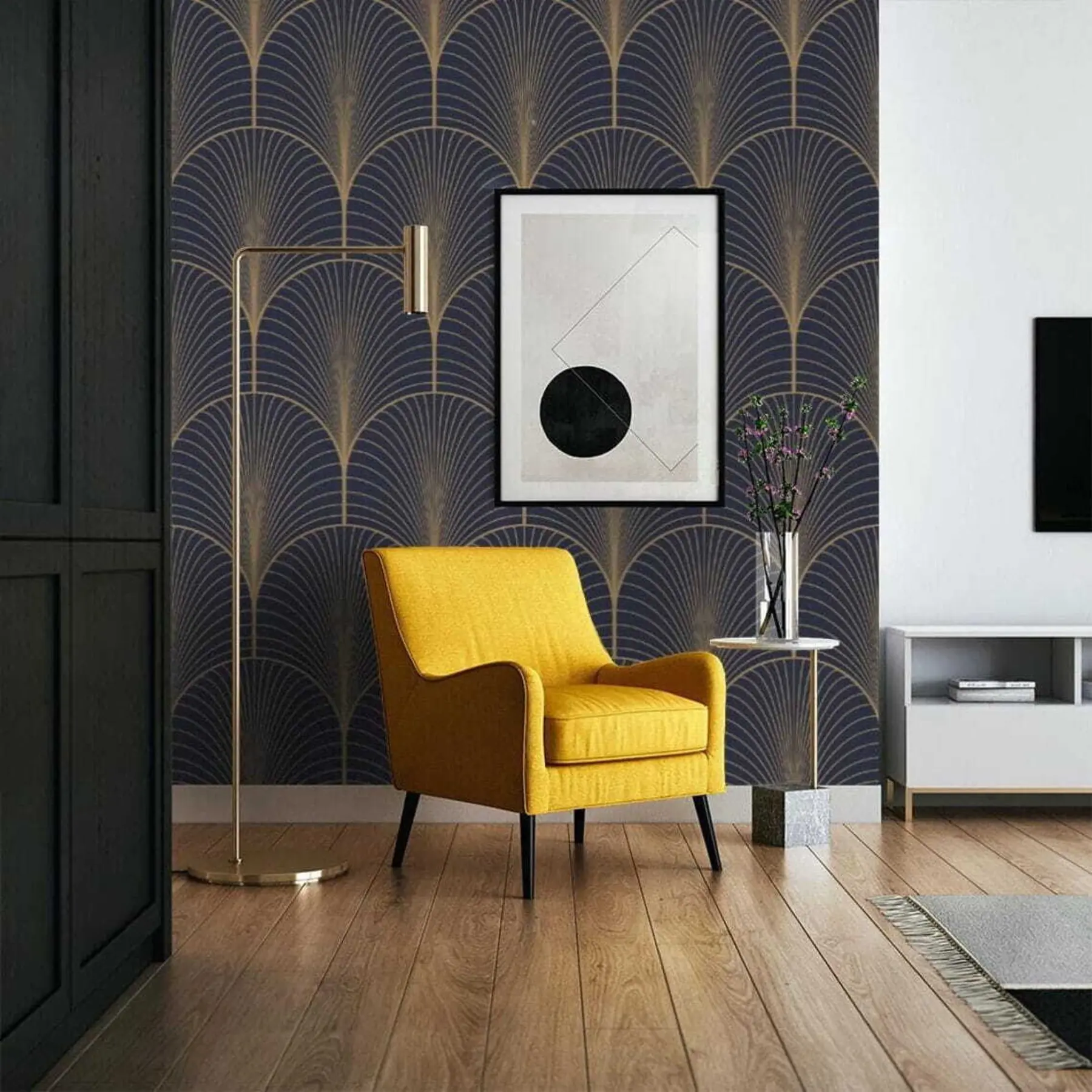 Fototapet Art deco-mönster u53246