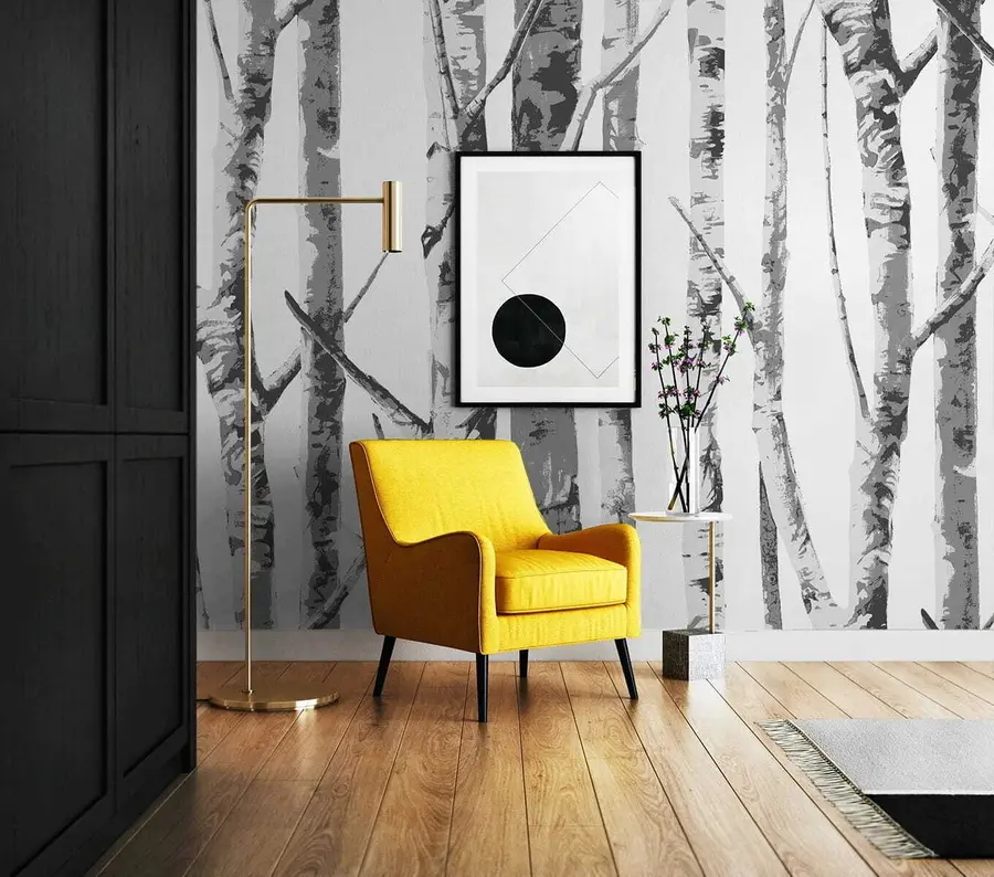 Fototapet Björkar u58970