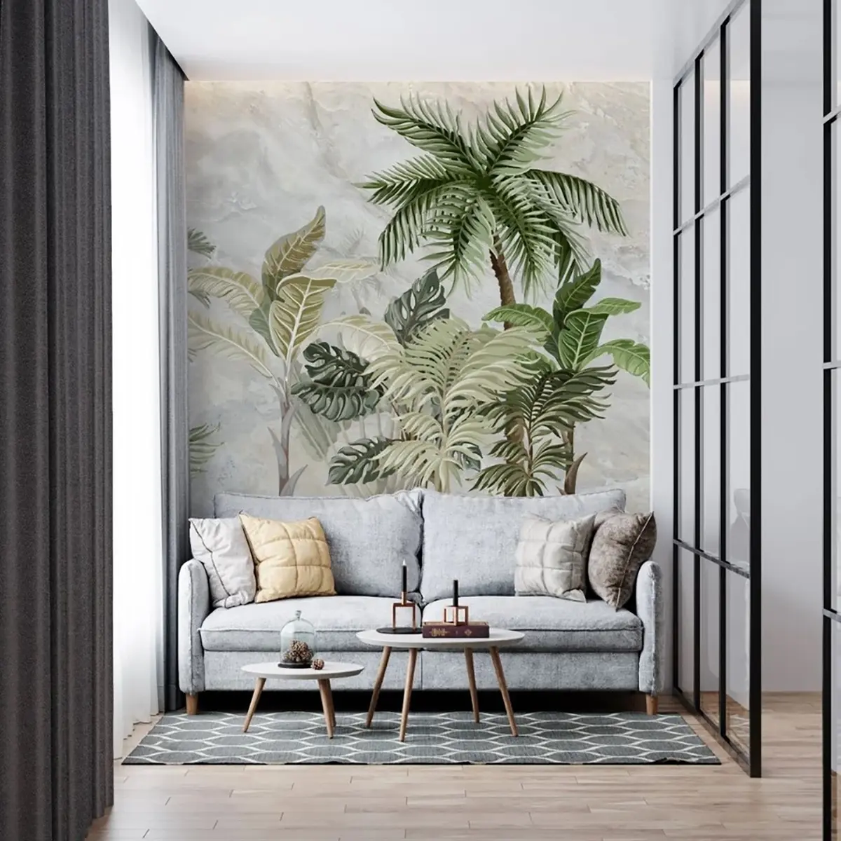 Fototapet Djungelns växter u71426