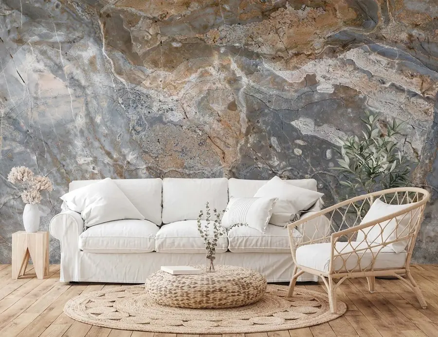 Fototapet Gråbeige marmor u71438