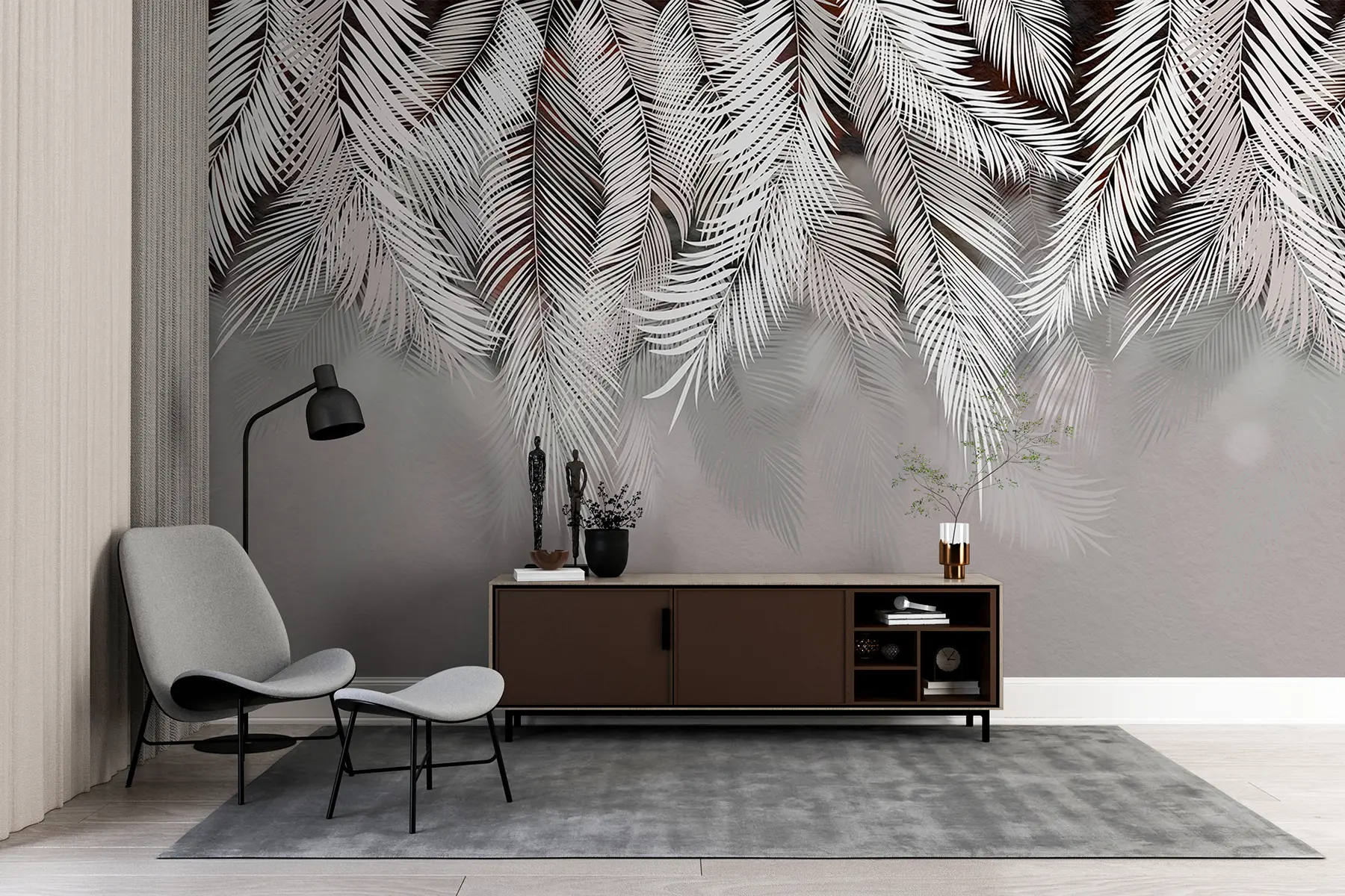 Fototapet Tropiska blad u48556v4d2