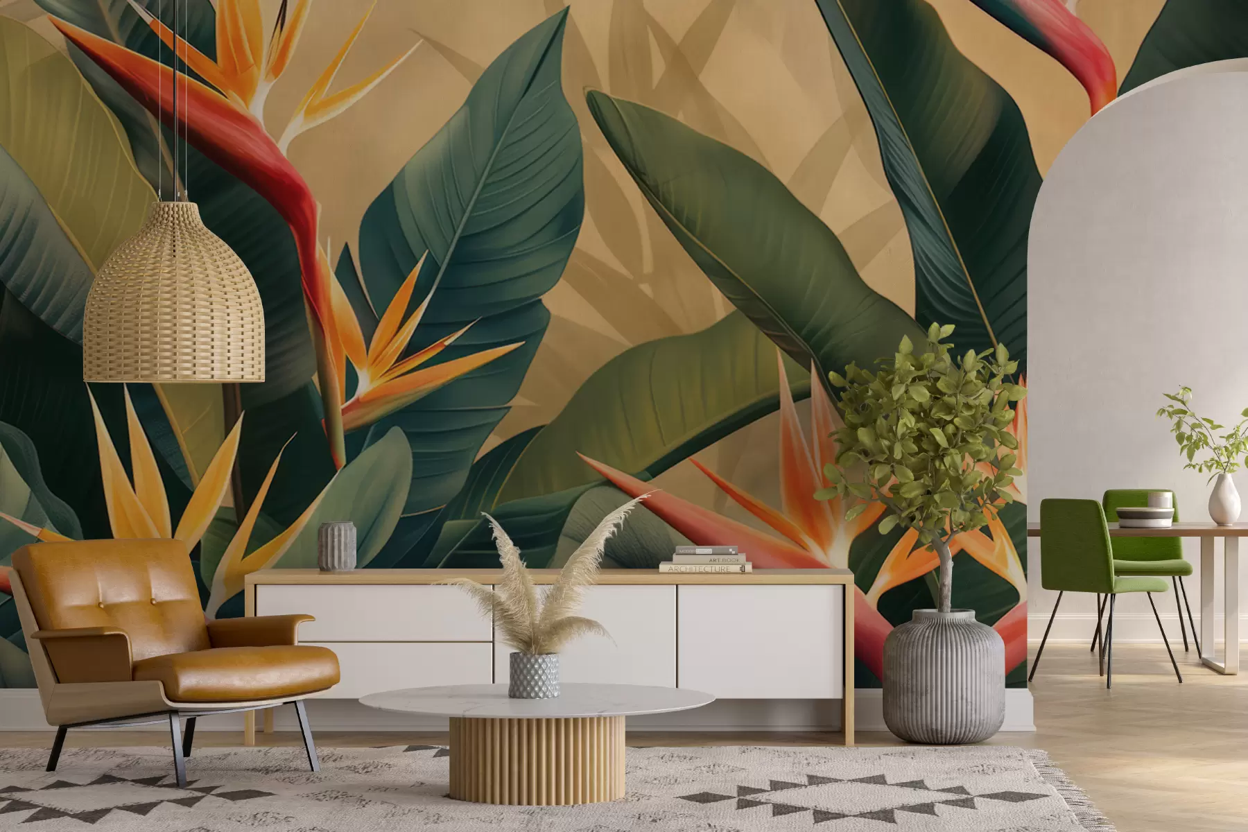 Fototapet Varm tropisk blomning w01484