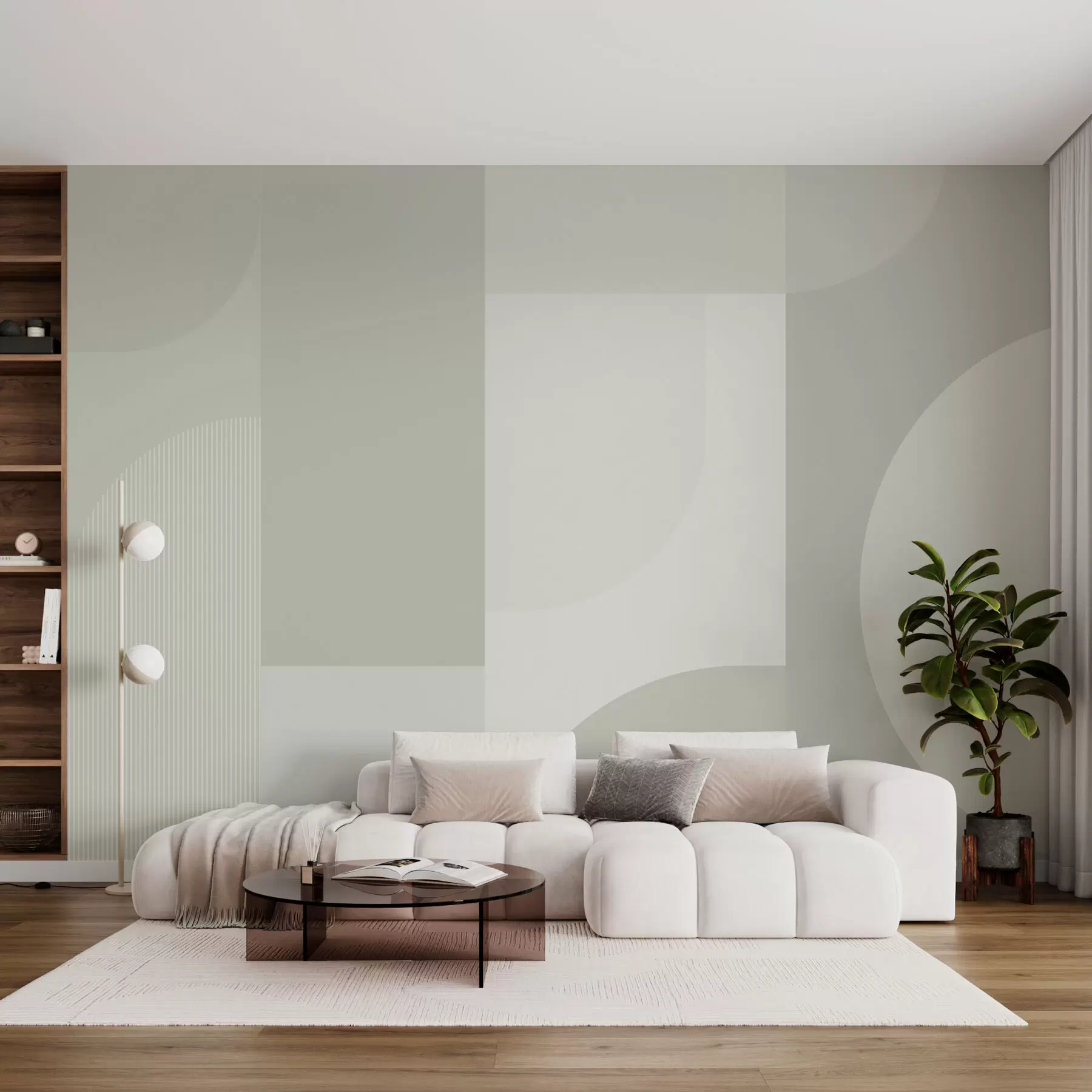 Fototapet Snygg geometri minimalism w01500