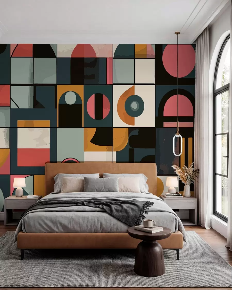Fototapet Bahaus-stil w01075