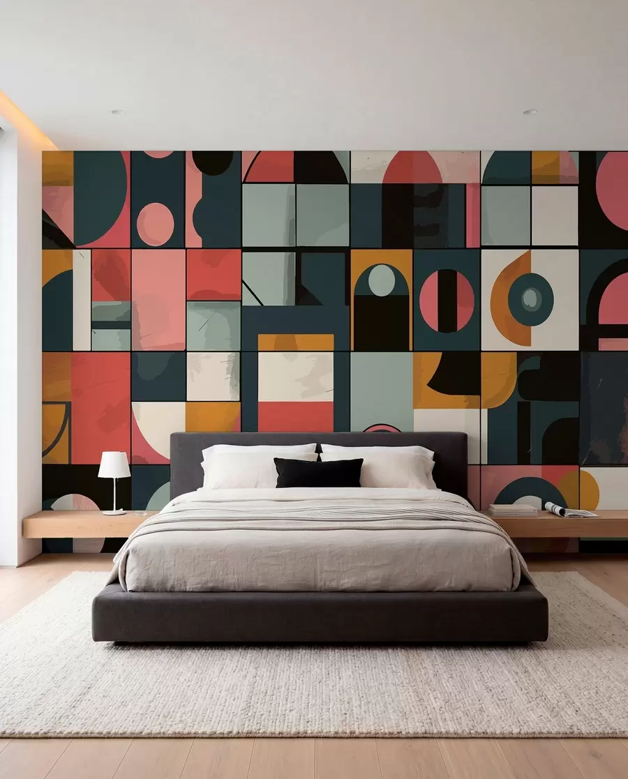 Fototapet Bahaus-stil w01075