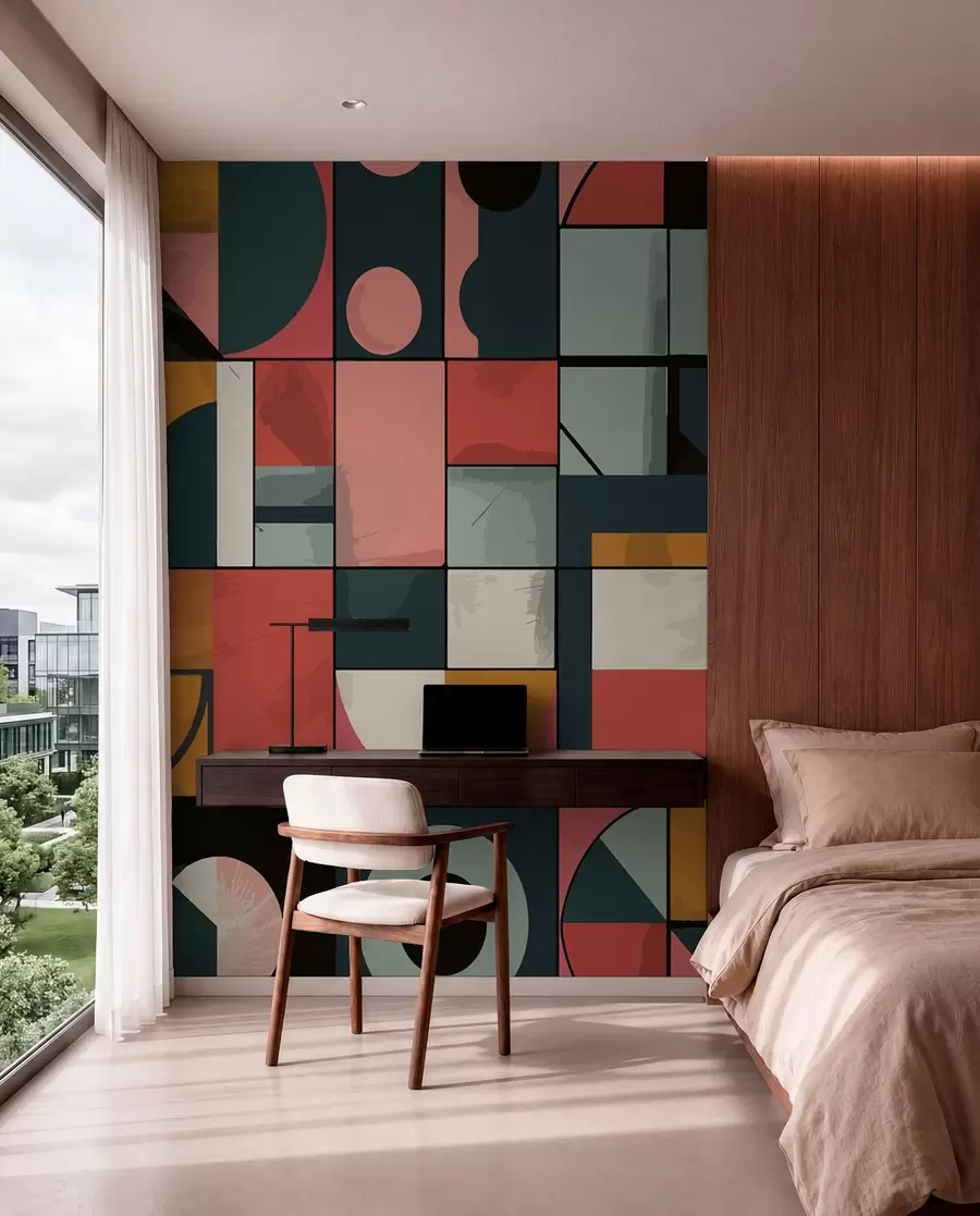 Fototapet Bahaus-stil w01075
