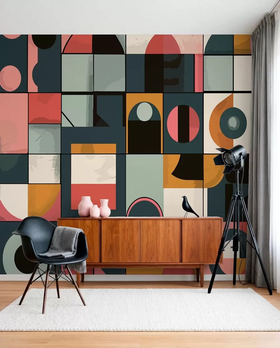 Fototapet Bahaus-stil w01075