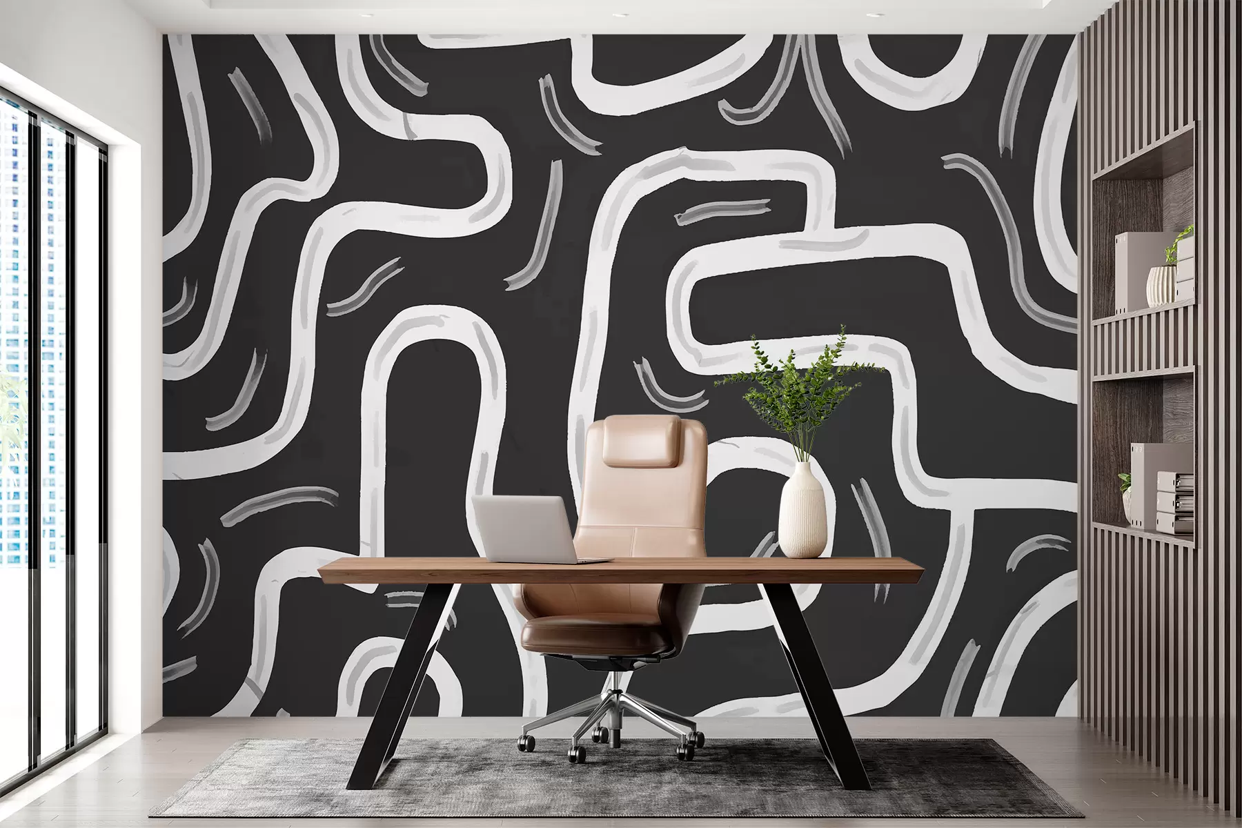 Fototapet Abstrakta linjer w00972v2