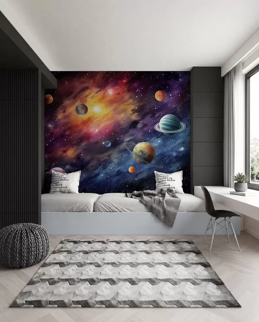 Fototapet Genom stjärnnebulosan w01798
