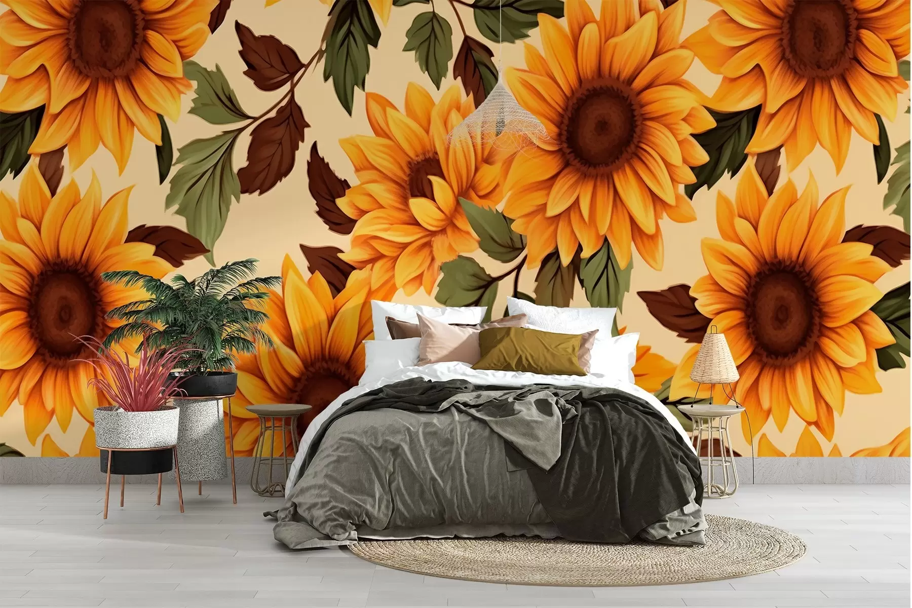 Fototapet Solrosor w01904