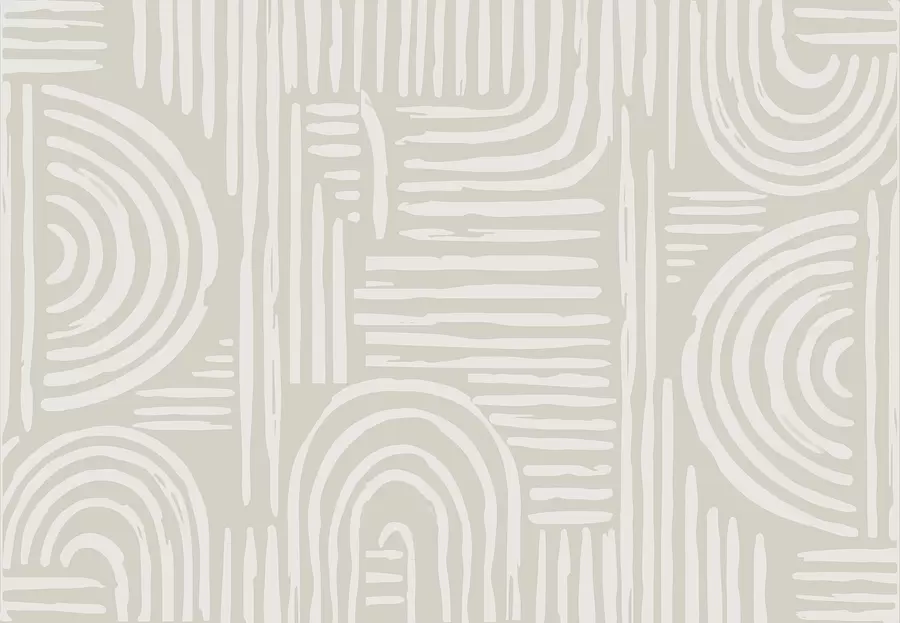 Fototapet Boho-design i mjuka färger w01919