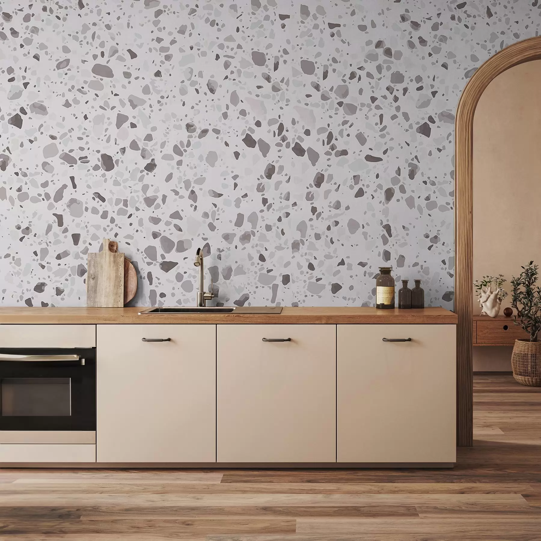 Fototapet Elegant design med spräcklig ytstruktur u99669