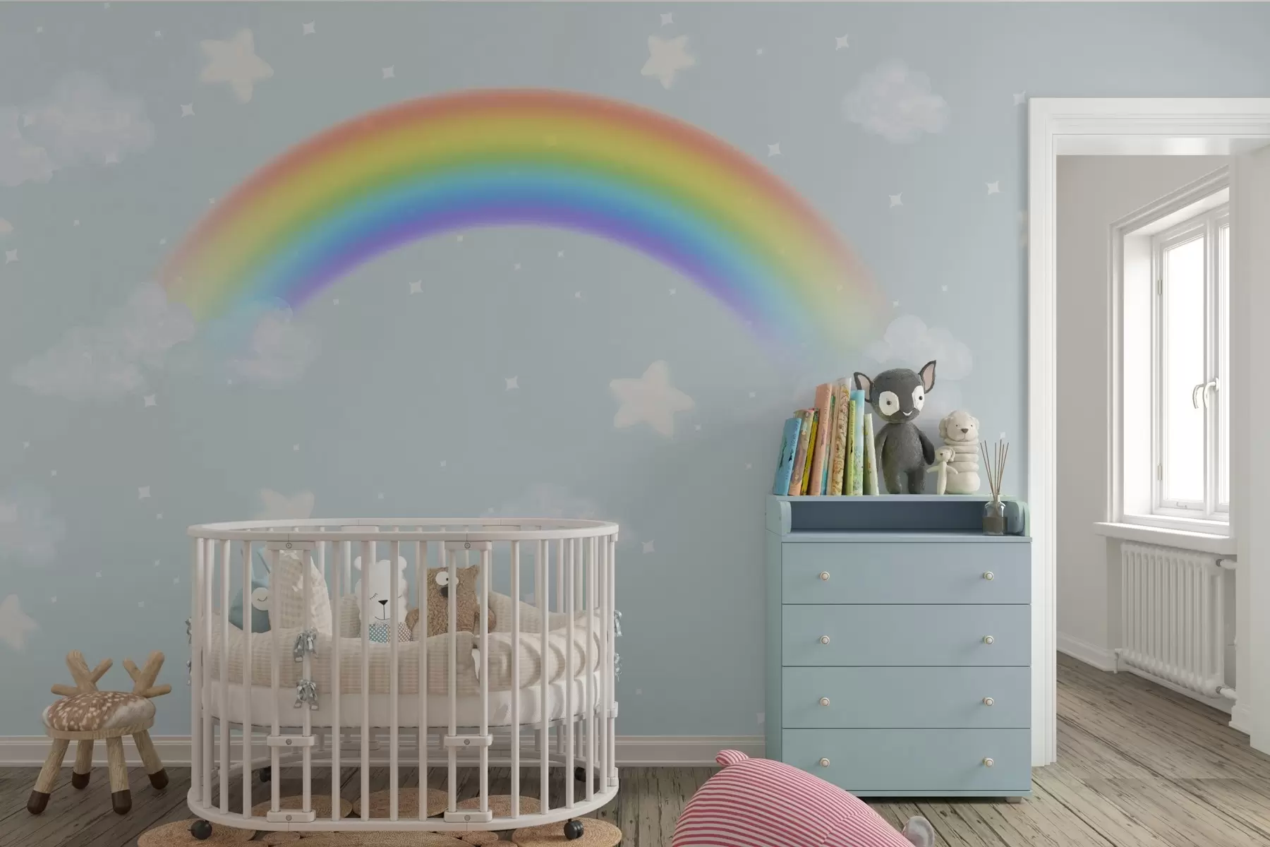 Fototapet En nyckfull himmel fylld av drömmar w00013v1