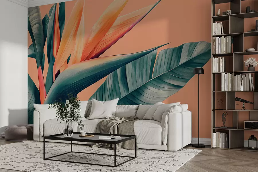 Fototapet Stor strelitzia w08454