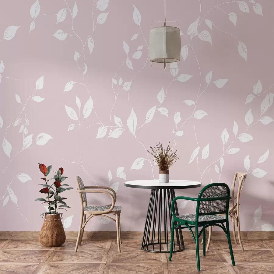 Fototapet Silhuetter av grenar w02465